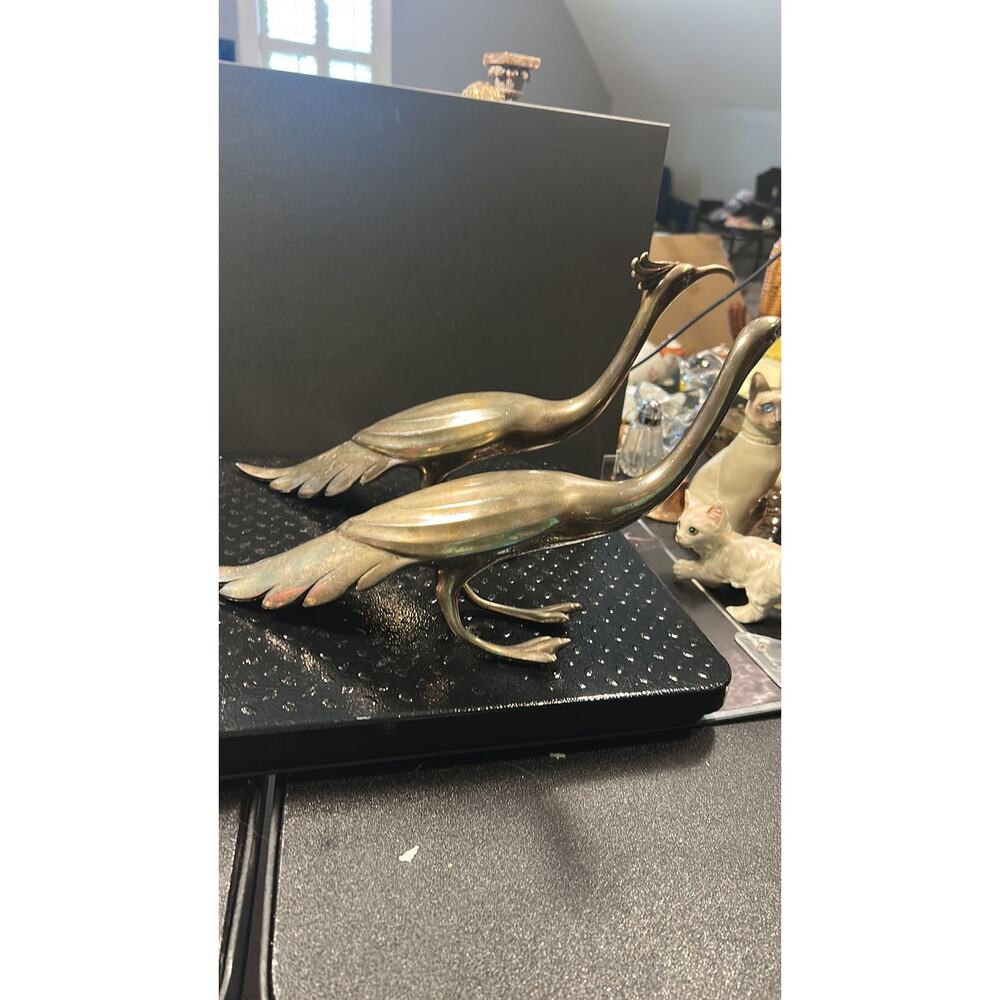 Peacock/Pheasant Brass Pair - call out - Picture 5 of 5